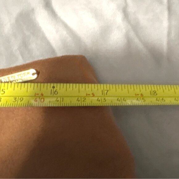 Marc New York Andrew Marc Womens Camel Suede-Like Pants L - Picture 6 of 8